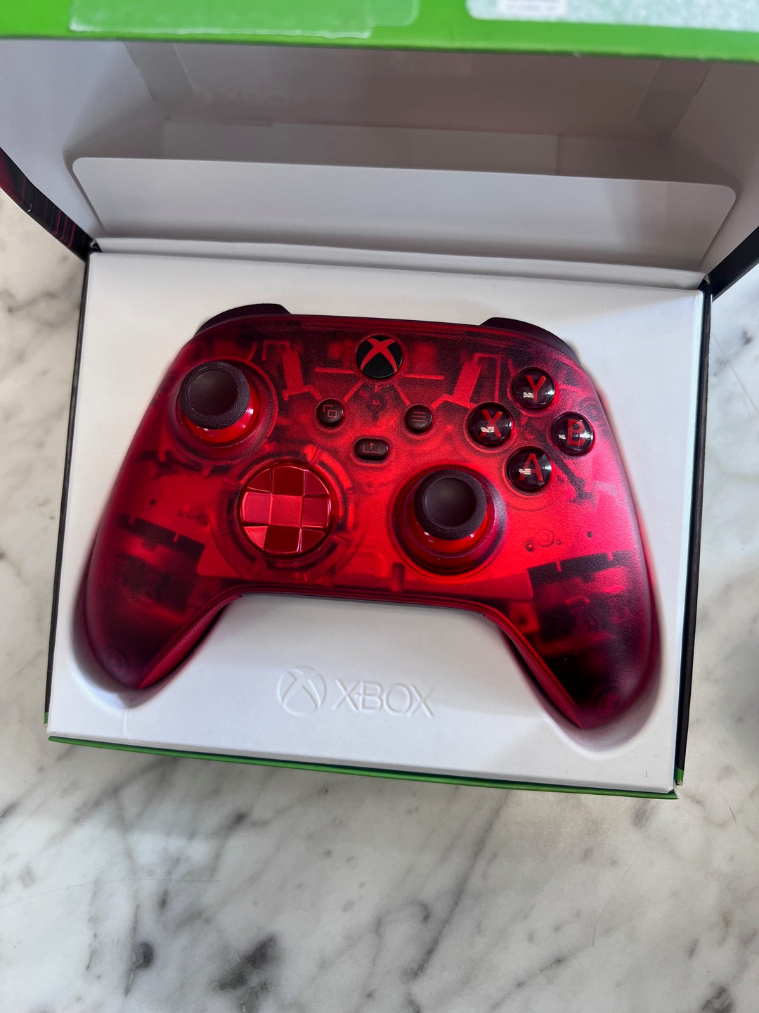 BROKEN FOR PARTS ONLY Pulse Cipher Translucent Red Xbox One Controller BR102425