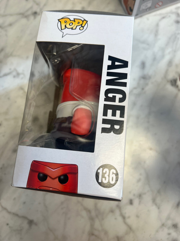 Funko Pop! Anger #136 Disney Pixar Inside Out Corner/Edge Wear P72325