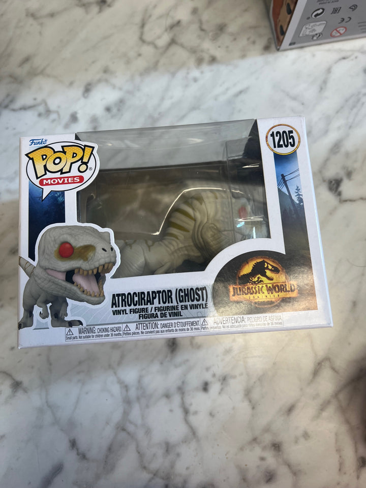 Funko Pop! Atrociraptor (Ghost) #1205 Jurassic World Dominion P72325