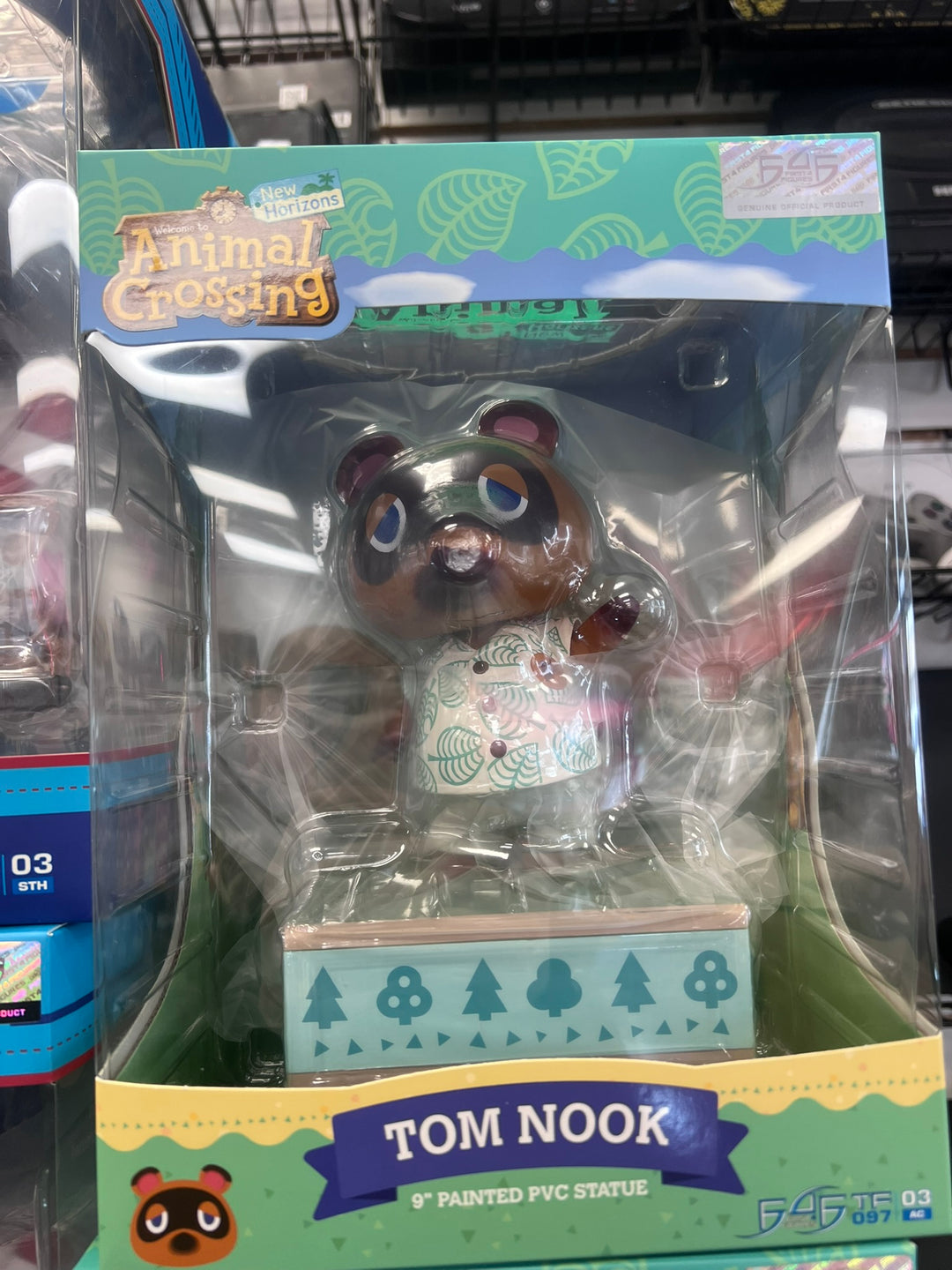 First 4 Figures Animal Crossing Tom Nook 9" Statue Brand New NA32326