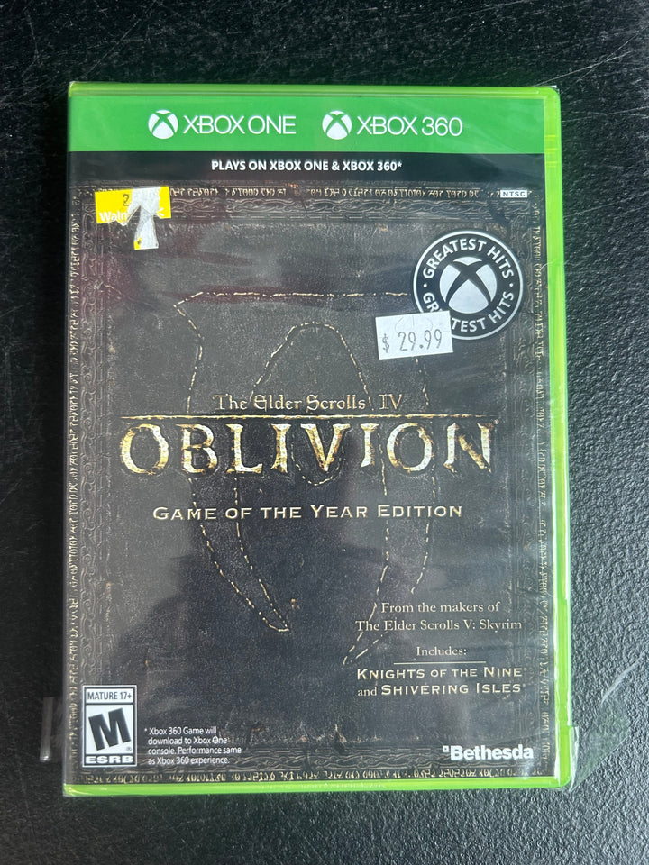 Elder Scrolls IV: Oblivion Game of the Year - Xbox 360 X5525