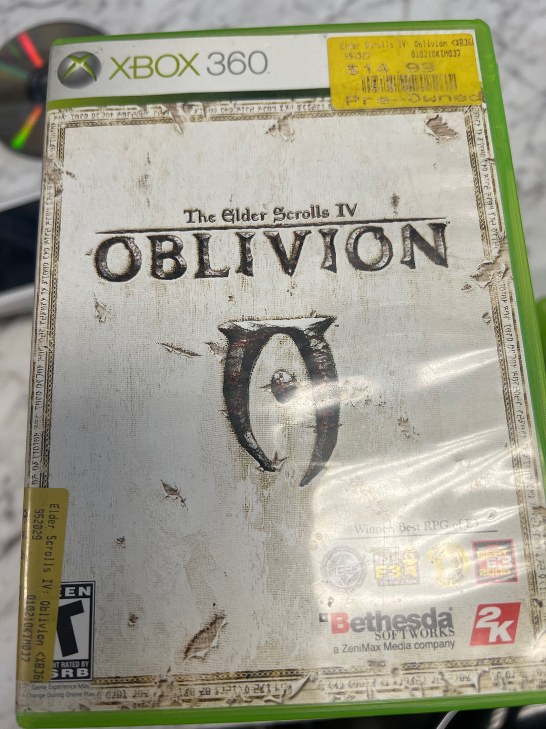 Elder Scrolls IV: Oblivion - Xbox 360 X5525