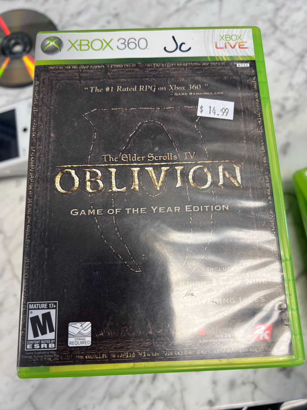 Elder Scrolls IV: Oblivion Game of the Year - Xbox 360 X5525