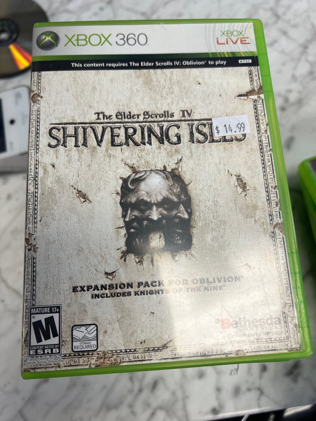 Elder Scrolls IV Shivering Isles - Xbox 360 X5525