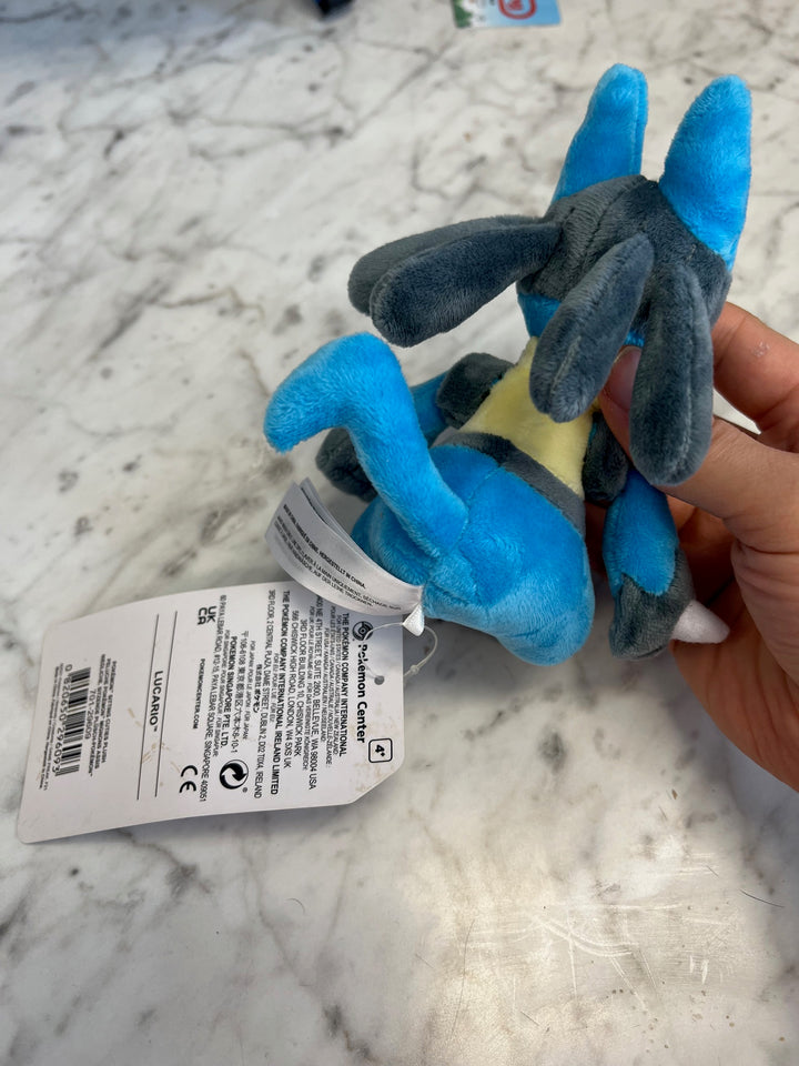Pokemon Center Sitting Lucario Plush about 6" P72525