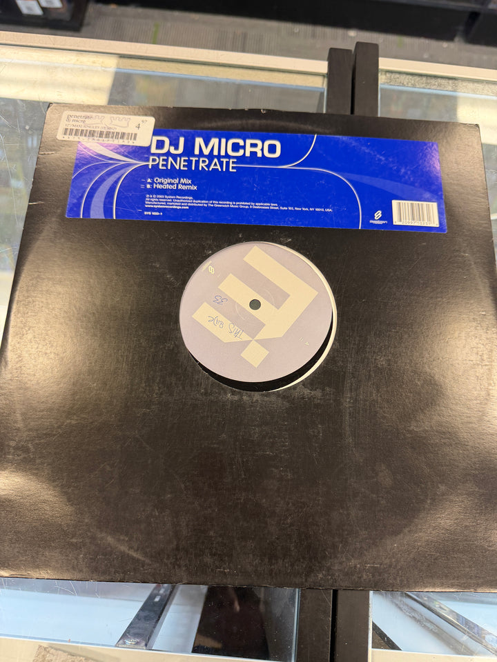 DJ Micro - Penetrate (VG) Vinyl Record VR010526