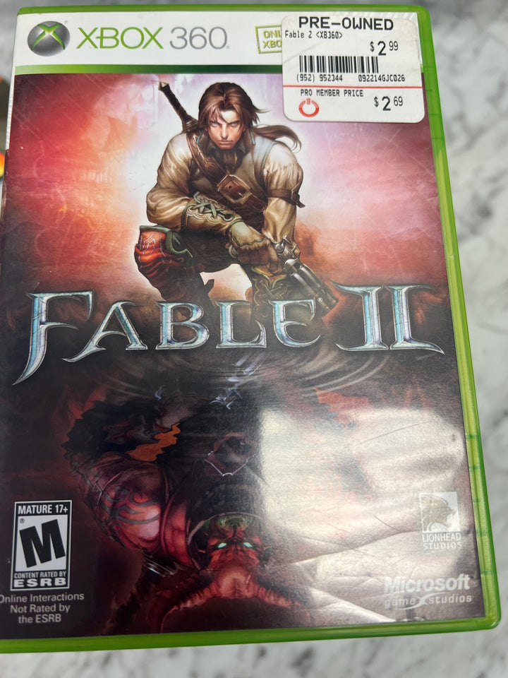Fable II 2 - Xbox 360 X5525