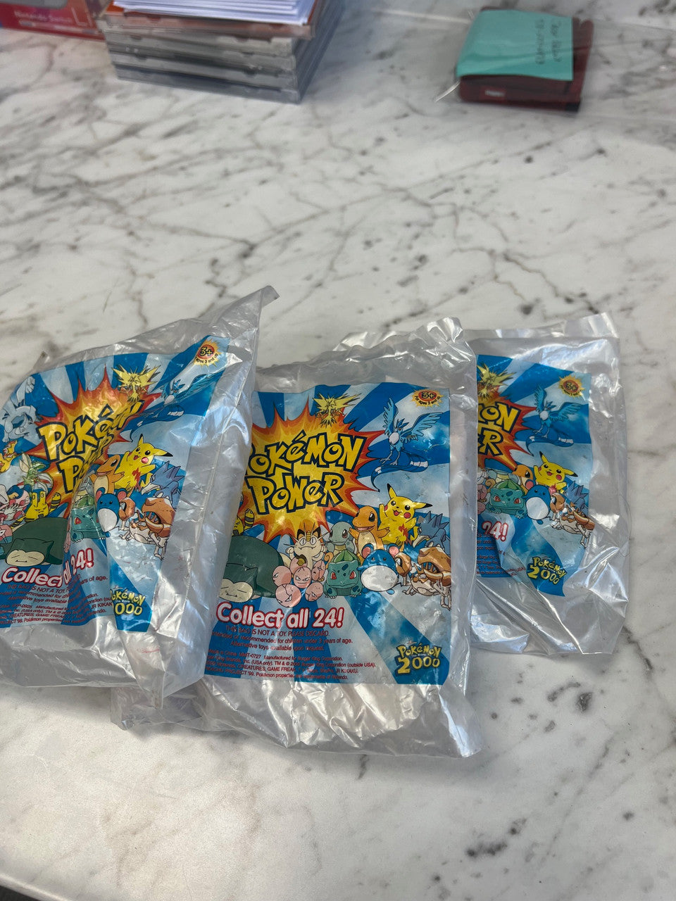 Pokemon Power Burger King Toy Sealed