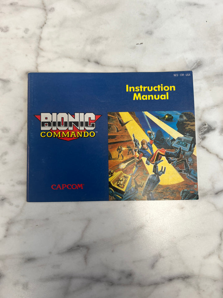 Bionic Commando for Nintendo NES Manual ONLY    MO10324