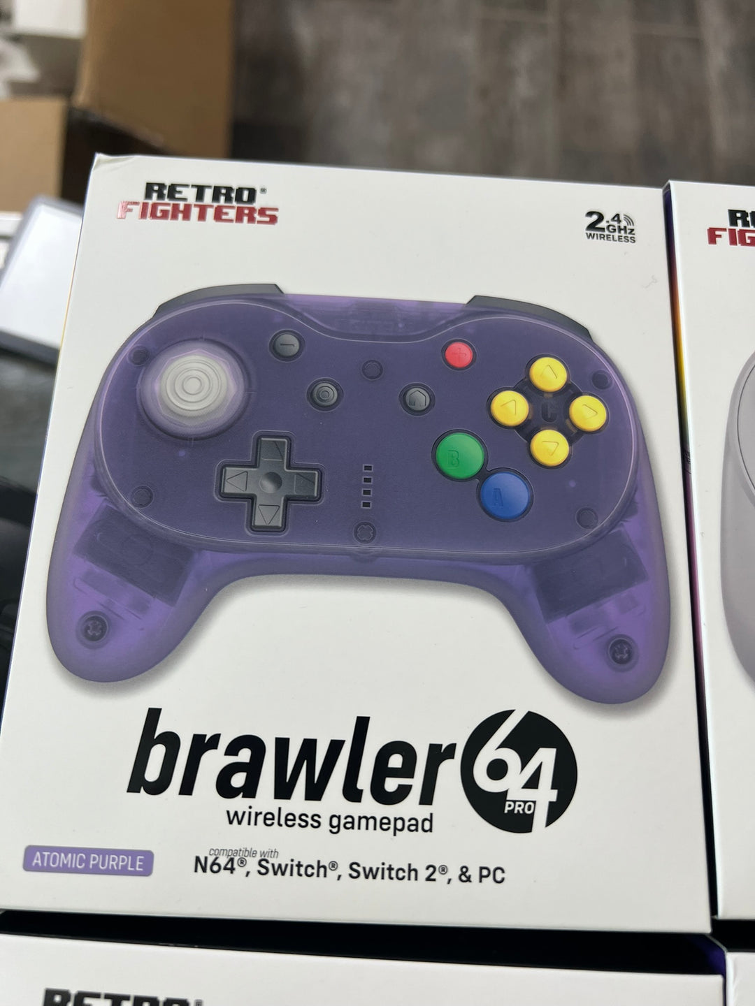 Retro Fighters Brawler 64 PRO Wireless Gamepad for N64/Switch 1+2/PC (Select a Color)