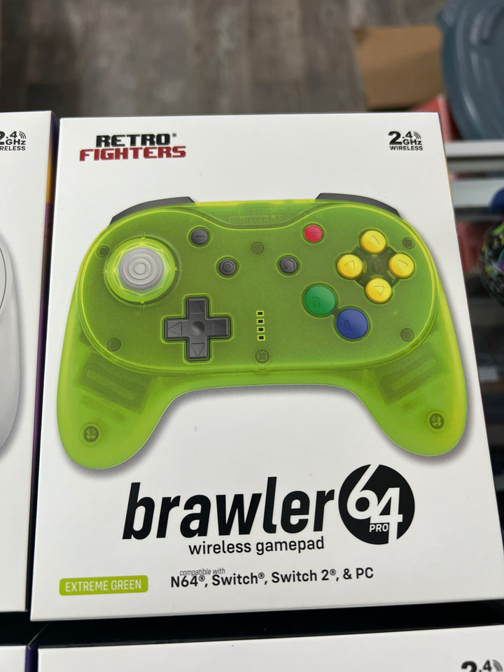 Retro Fighters Brawler 64 PRO Wireless Gamepad for N64/Switch 1+2/PC (Select a Color)