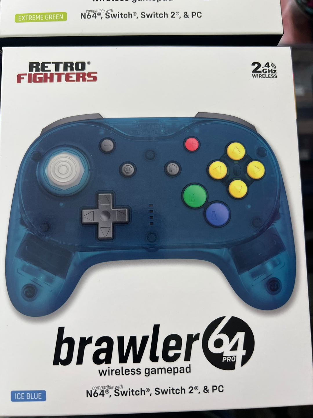 Retro Fighters Brawler 64 PRO Wireless Gamepad for N64/Switch 1+2/PC (Select a Color)