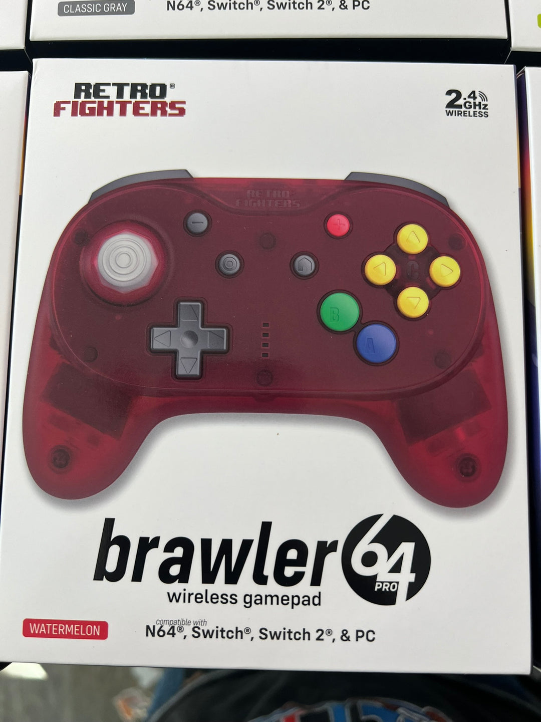 Retro Fighters Brawler 64 PRO Wireless Gamepad for N64/Switch 1+2/PC (Select a Color)