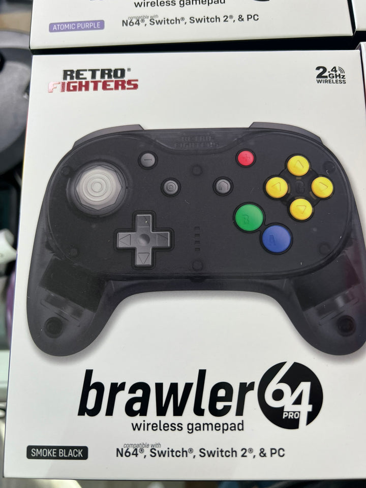 Retro Fighters Brawler 64 PRO Wireless Gamepad for N64/Switch 1+2/PC (Select a Color)