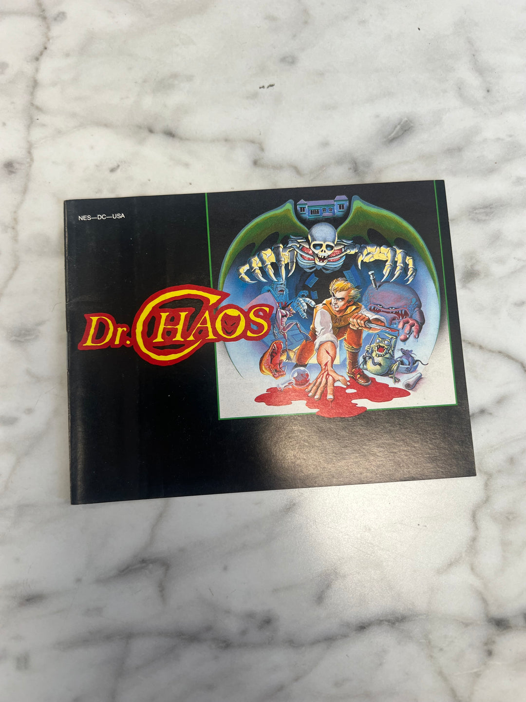 Dr Chaos for Nintendo NES Manual ONLY    MO10324