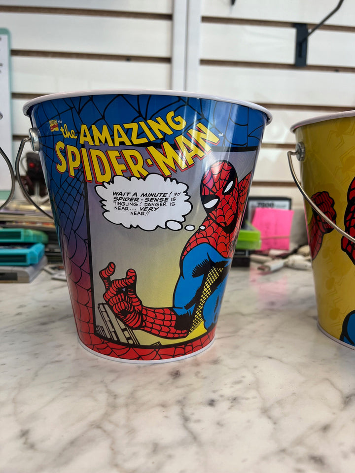 Vintage Amazing Spider-Man Sand Pails 2000 Marvel Official Licensed