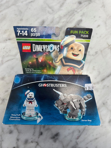 Lego Dimensions Fun Pack 71233 Ghostbusters Stay Puft and Terror Dog