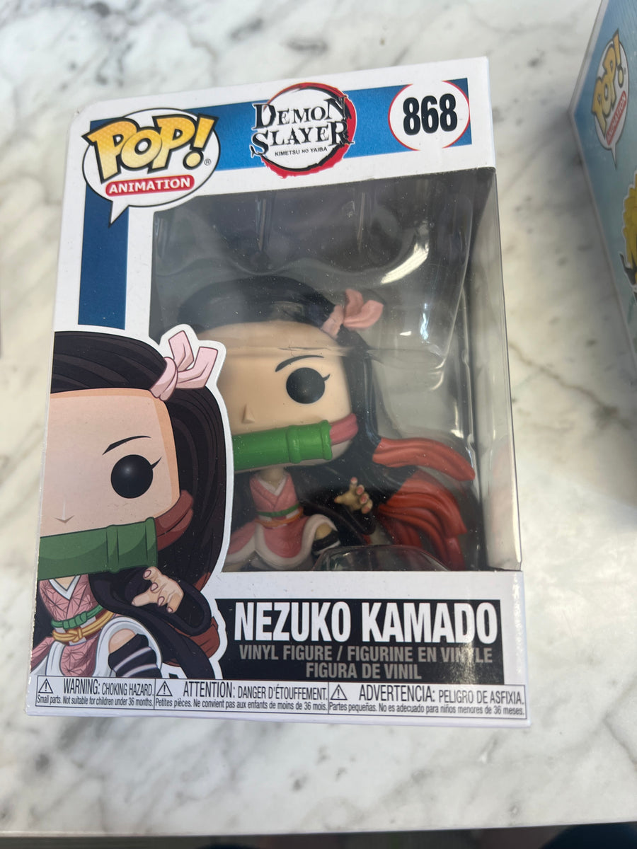Funko Pop! Demon Slayer: Nezuko Kamado Metallic #868 LA Comic Con 2022 Exclusive Funko Pop! Demon Slayer: Nezuko Kamado Metallic #868 LA Comic Con 2022 Exclusive