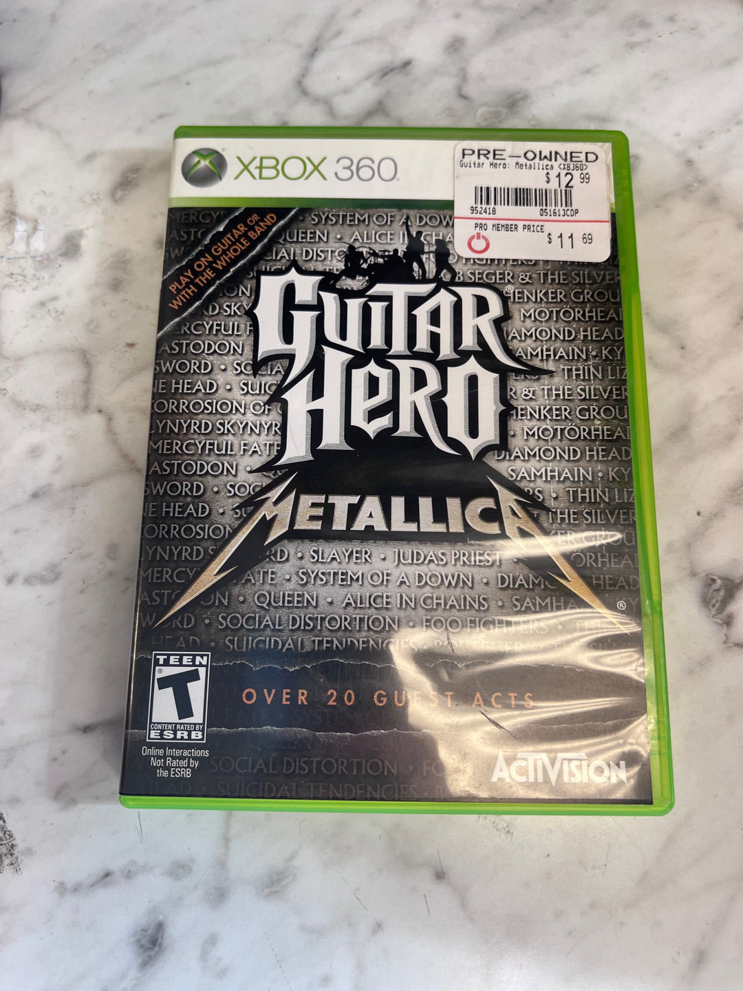 Guitar Hero Metallica - Xbox 360 D102825