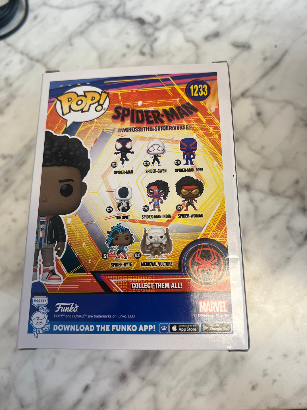 Funko Pop 1233 Miles Morales Target Exclusive Spider-man Across The Spider Verse FP72924