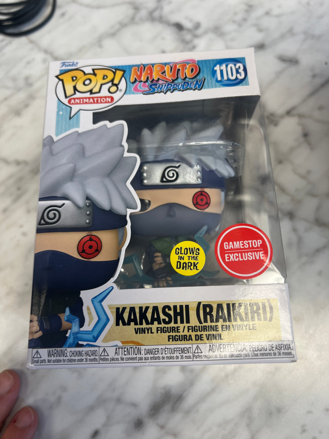 Funko Pop Naruto : KAKASHI (RAIKIRI) Glows GITD #1103 FP72924