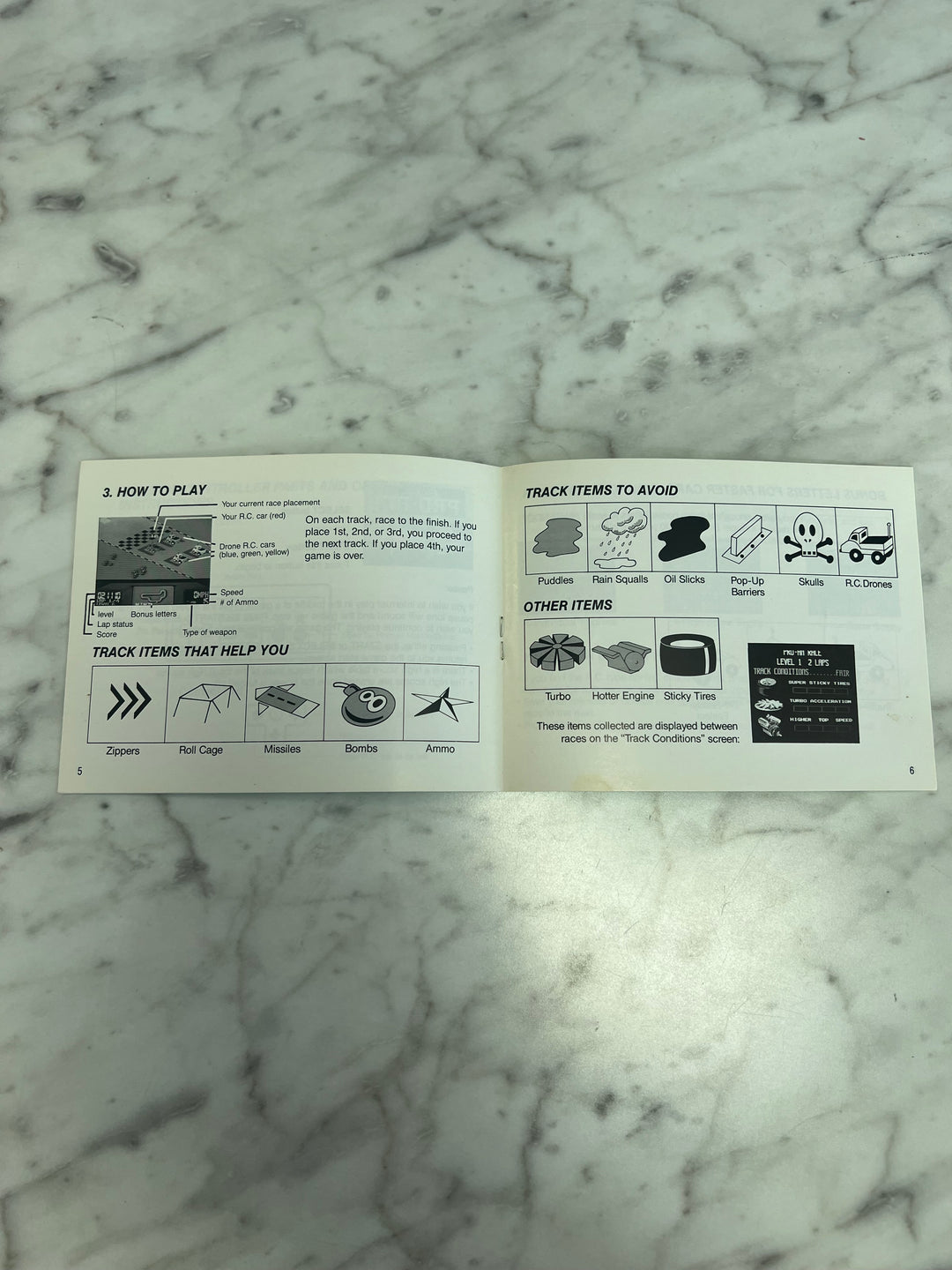 R.C. Pro-AM for Nintendo NES Manual ONLY    MO10324