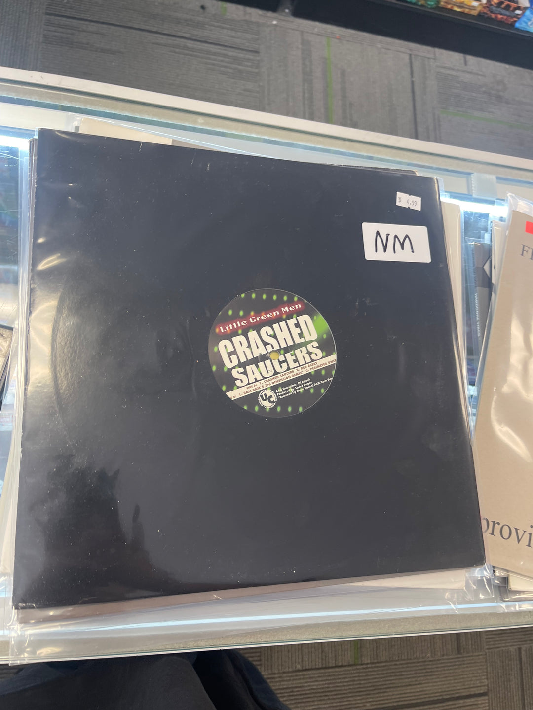 Crashed Saucers - Little Green Men (NM) Condition Vinyl Record  KC91225