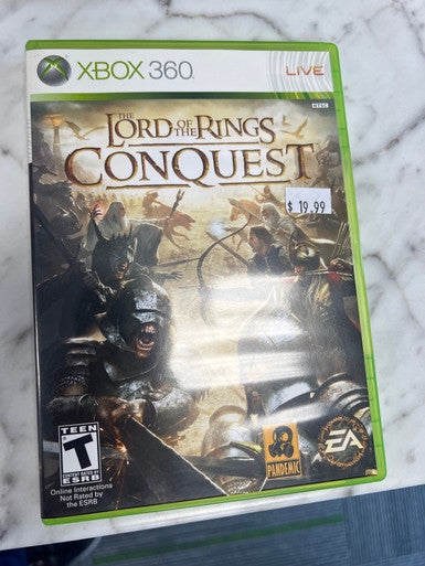 The Lord of the Rings Conquest Xbox 360 Case and Manual Only