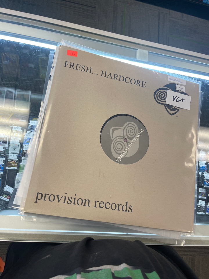 Provision Records - Fresh... Hardcore (VG+) Condition Vinyl Record  KC91225