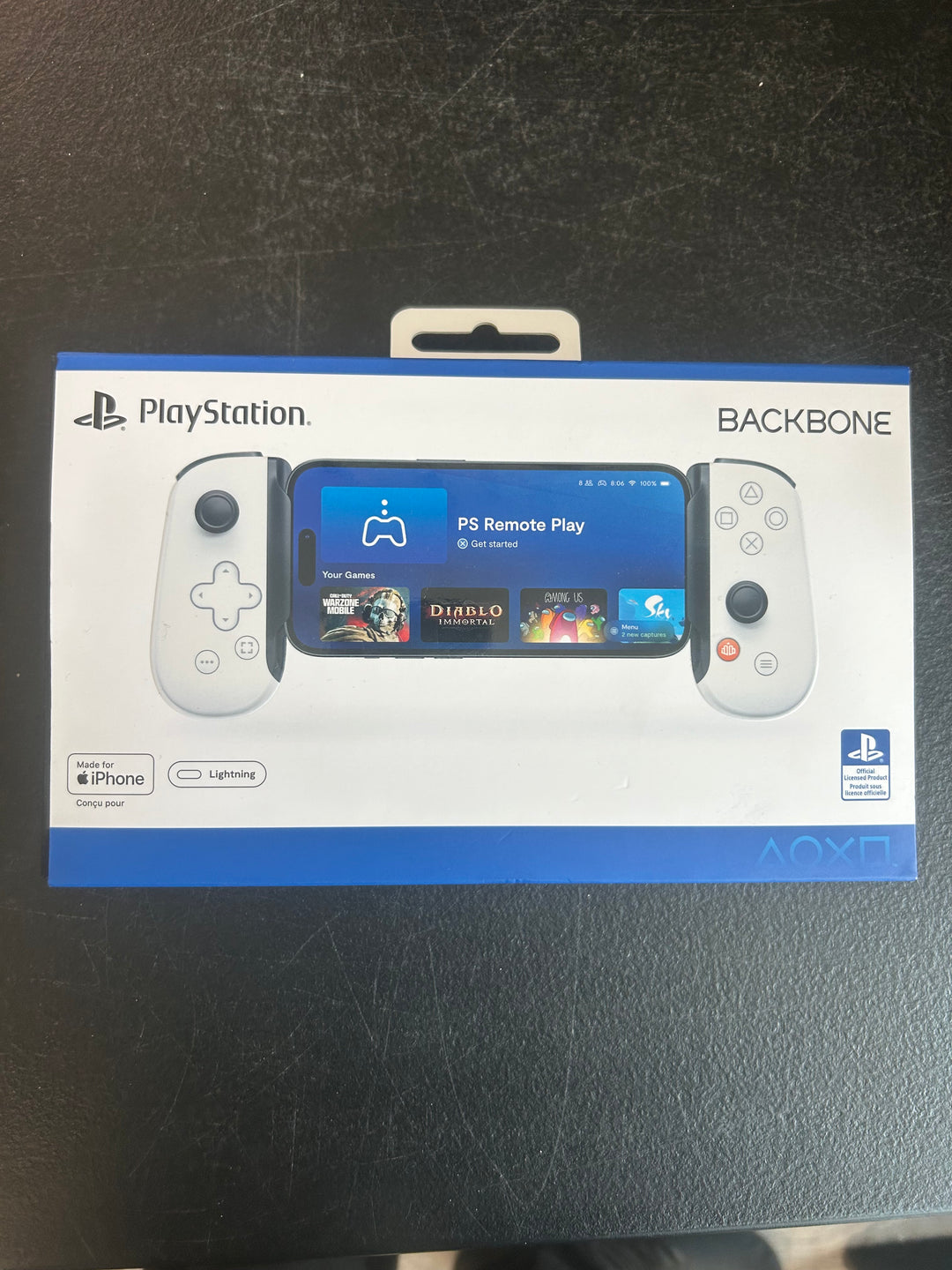 Playstation Backbone One (Model BB-02) for iPhone (Lightning Cable Port)