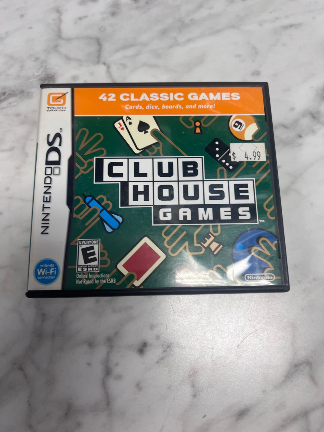 Clubhouse Games Nintendo DS CASE & MANUAL ONLY CO103025
