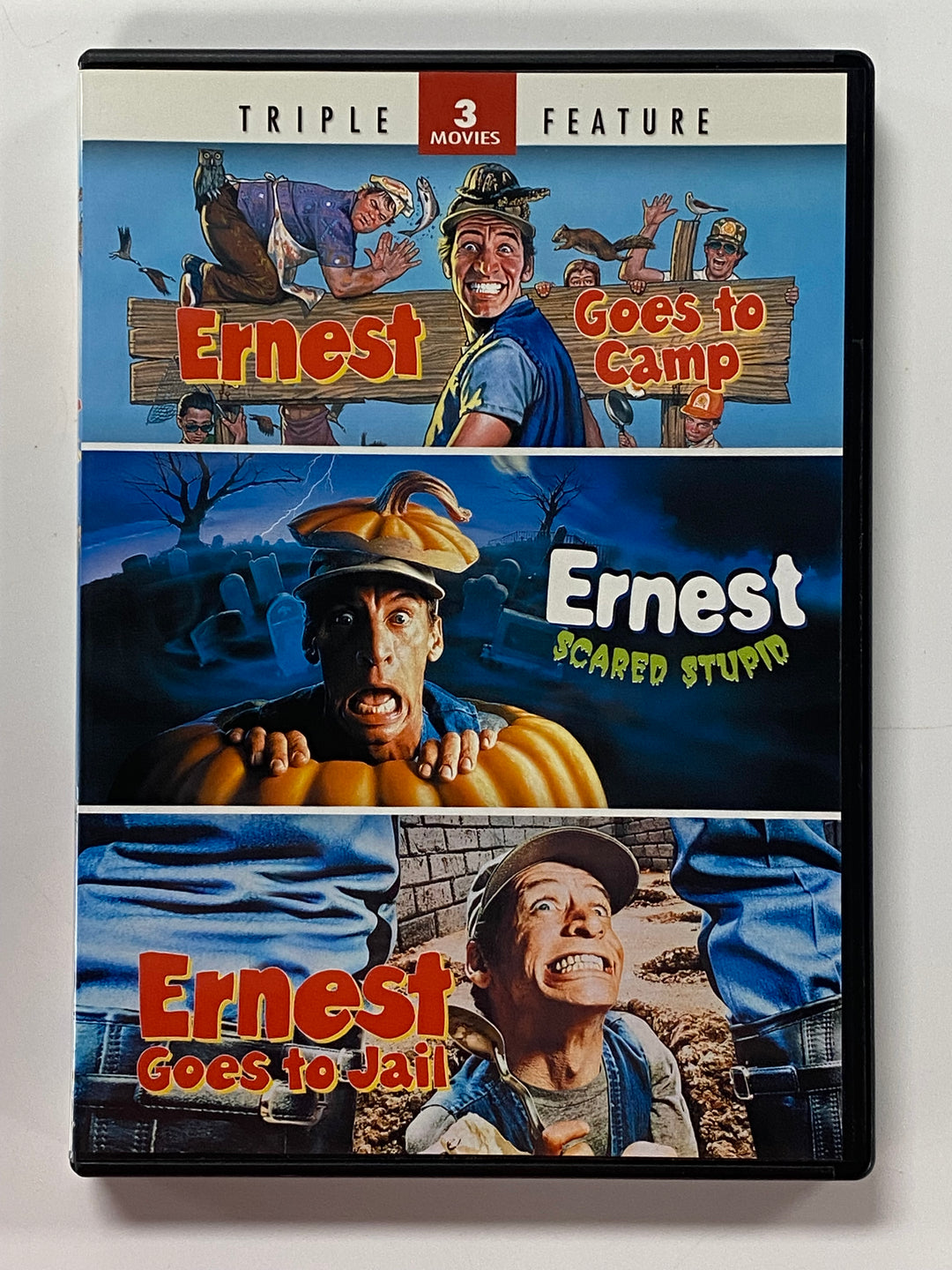 Ernest Triple Feature Ernest Goes to Camp / Ernest Scared Stupid / Ernest Goes to Jail - DVD PM82826