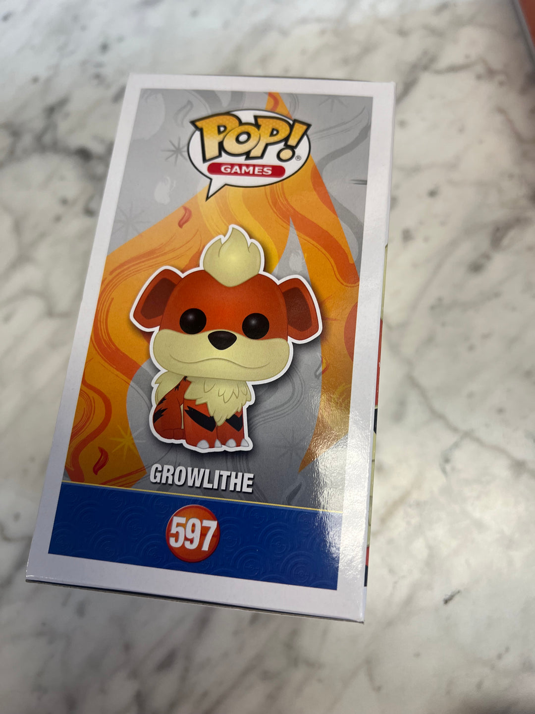 Funko Pop! #597 Games Pokemon - Growlithe (Flocked) 2020 Fall Convention FP72924