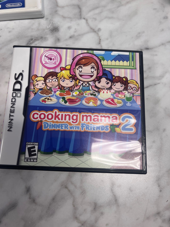 Cooking Mama 2 Dinner with Friends Nintendo DS CASE & MANUAL ONLY CO103025
