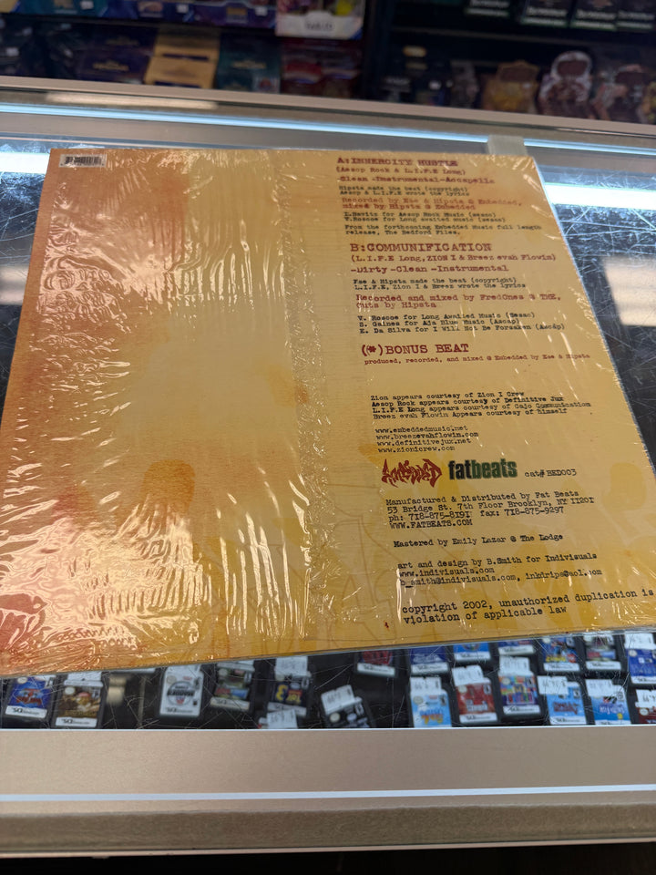 Bedford Files - aesop rock (VG) Vinyl Record VR011726