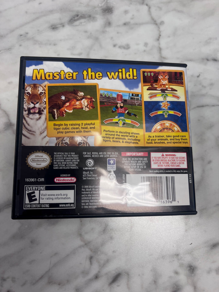 Petz Wild Animals Tigerz Nintendo DS CASE & MANUAL ONLY CO103025