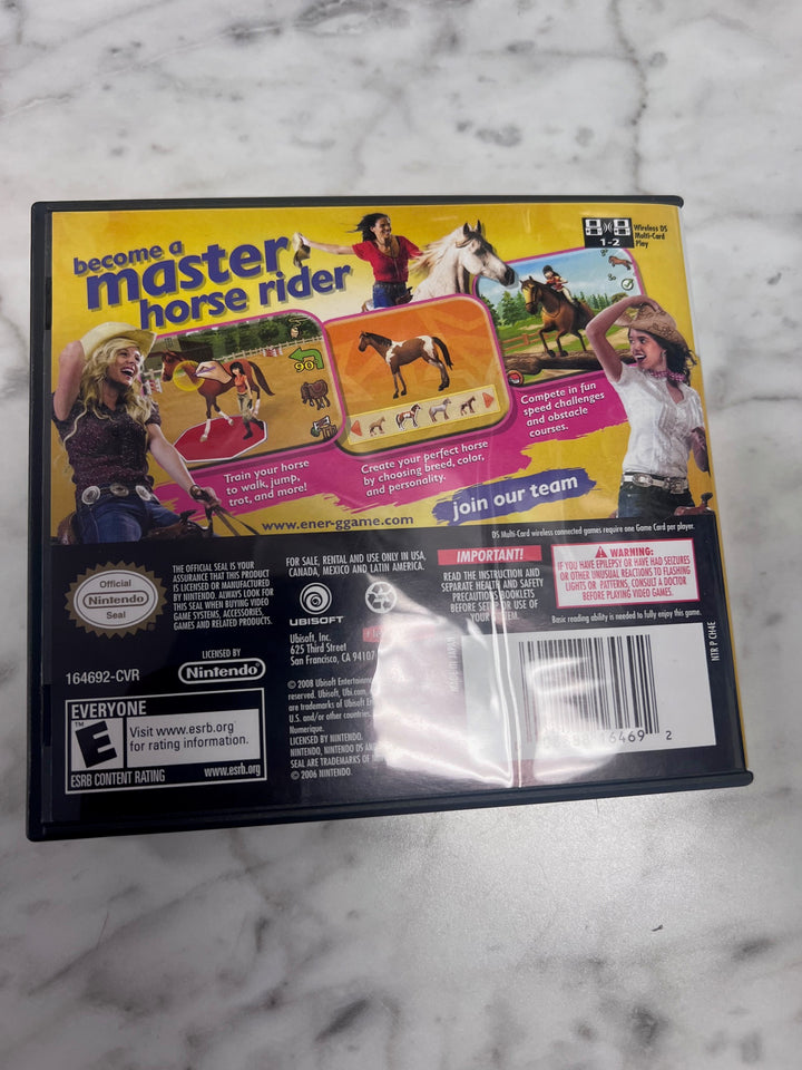 Ener-G Horse Riders Nintendo DS CASE & MANUAL ONLY CO103025