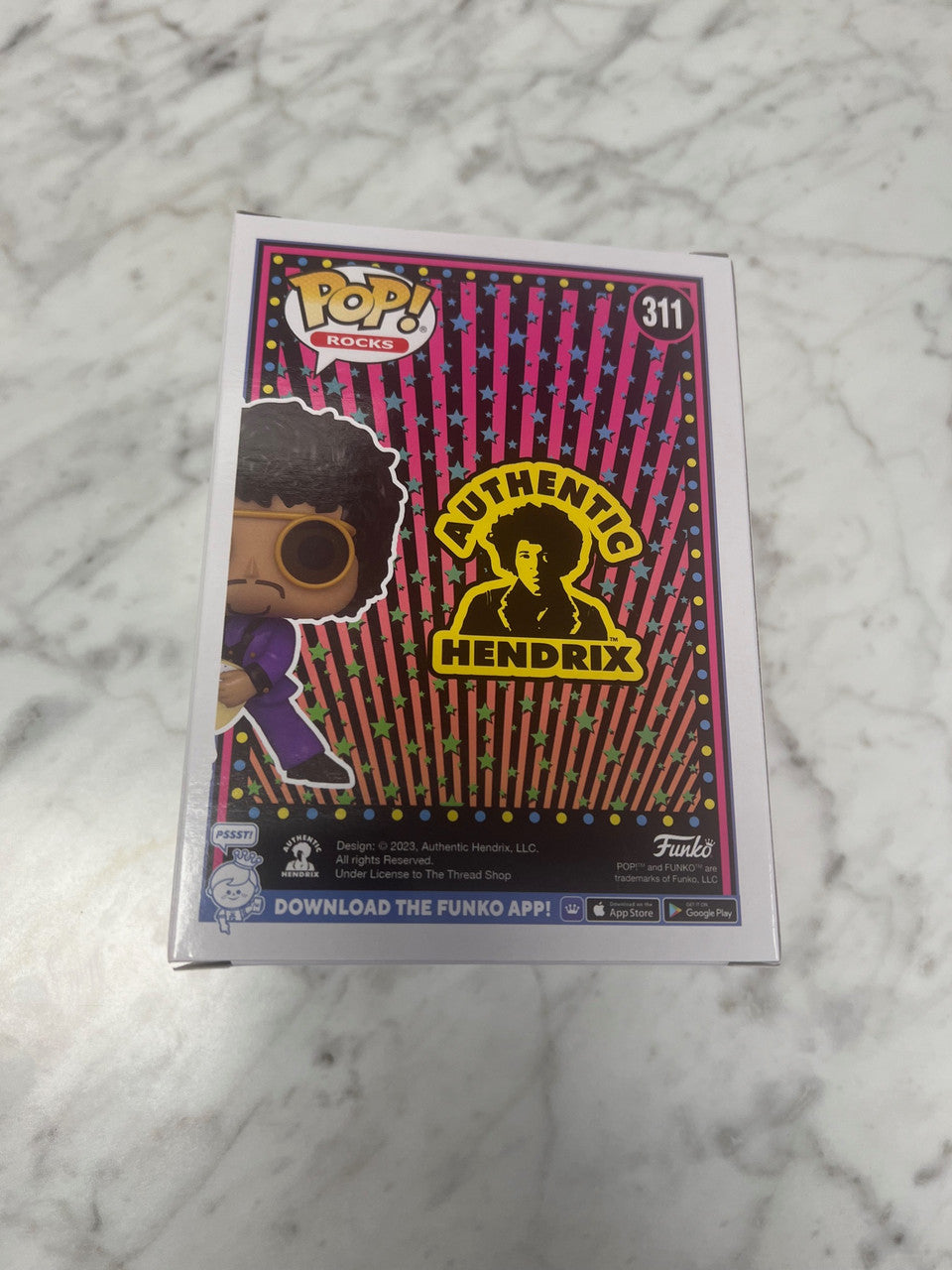 Jimi Hendrix 311 Funko Pop Figure Summer convention