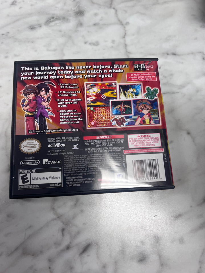 Bakugan Battle Brawlers Nintendo DS CASE & MANUAL ONLY CO103025