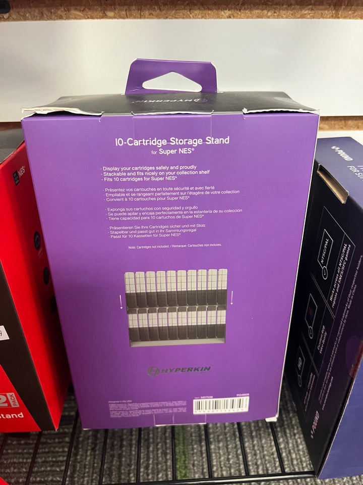 Hyperkin 10-Cartridge Storage Stand for SNES Super Nintendo NA72925