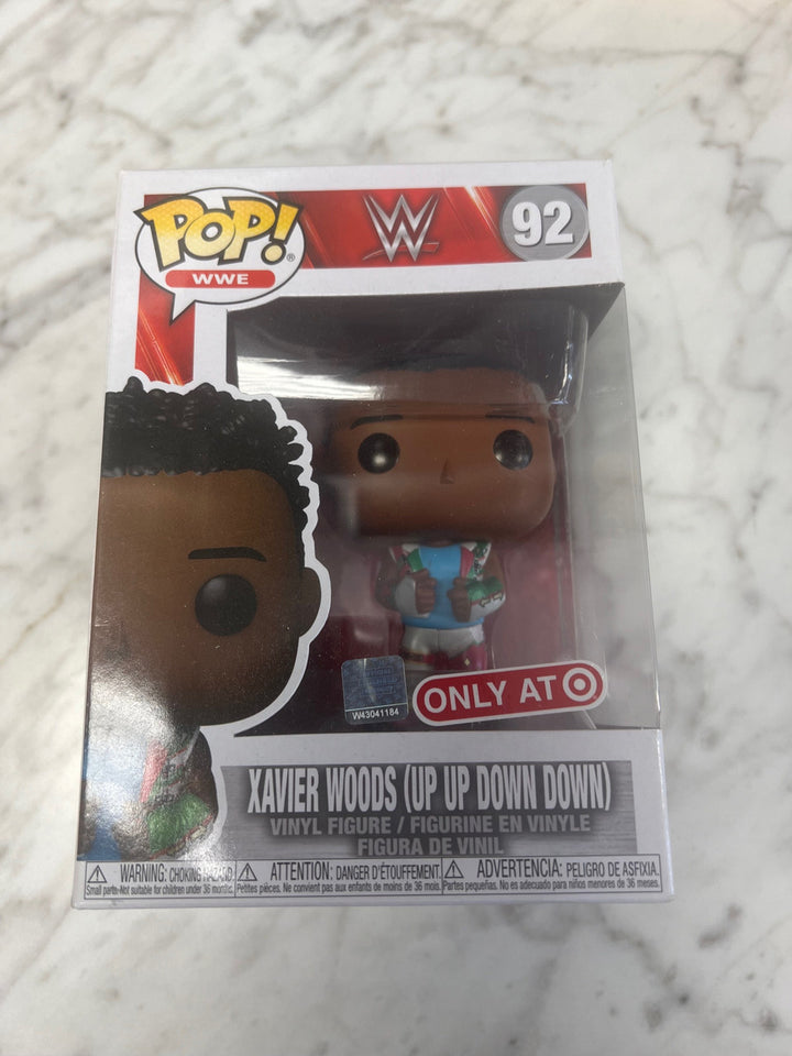 Xavier Woods Up Up Down Down WWE Funko Pop Target Exclusive