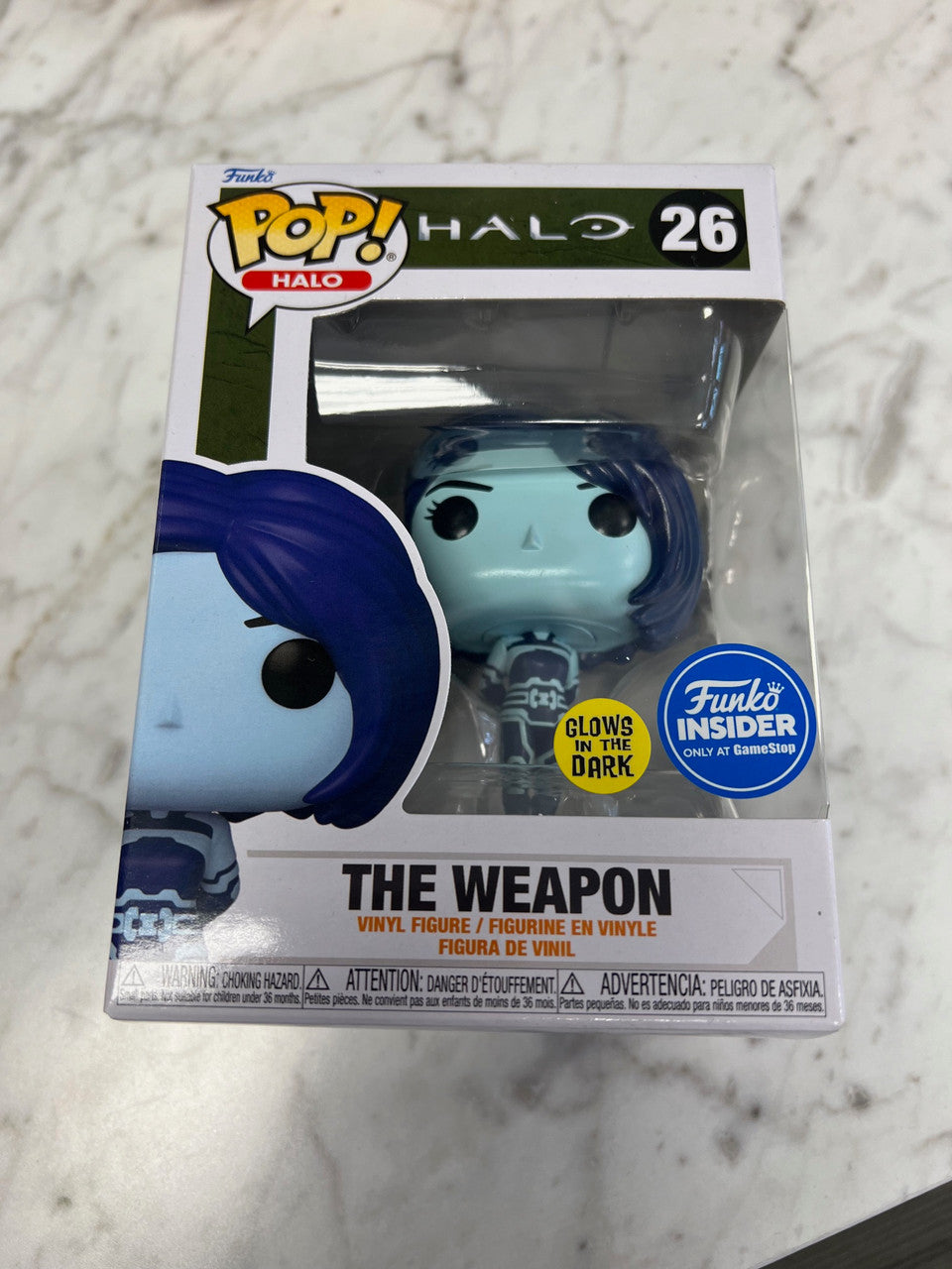 The Weapon Halo Funko Pop 26 Glow in the Dark