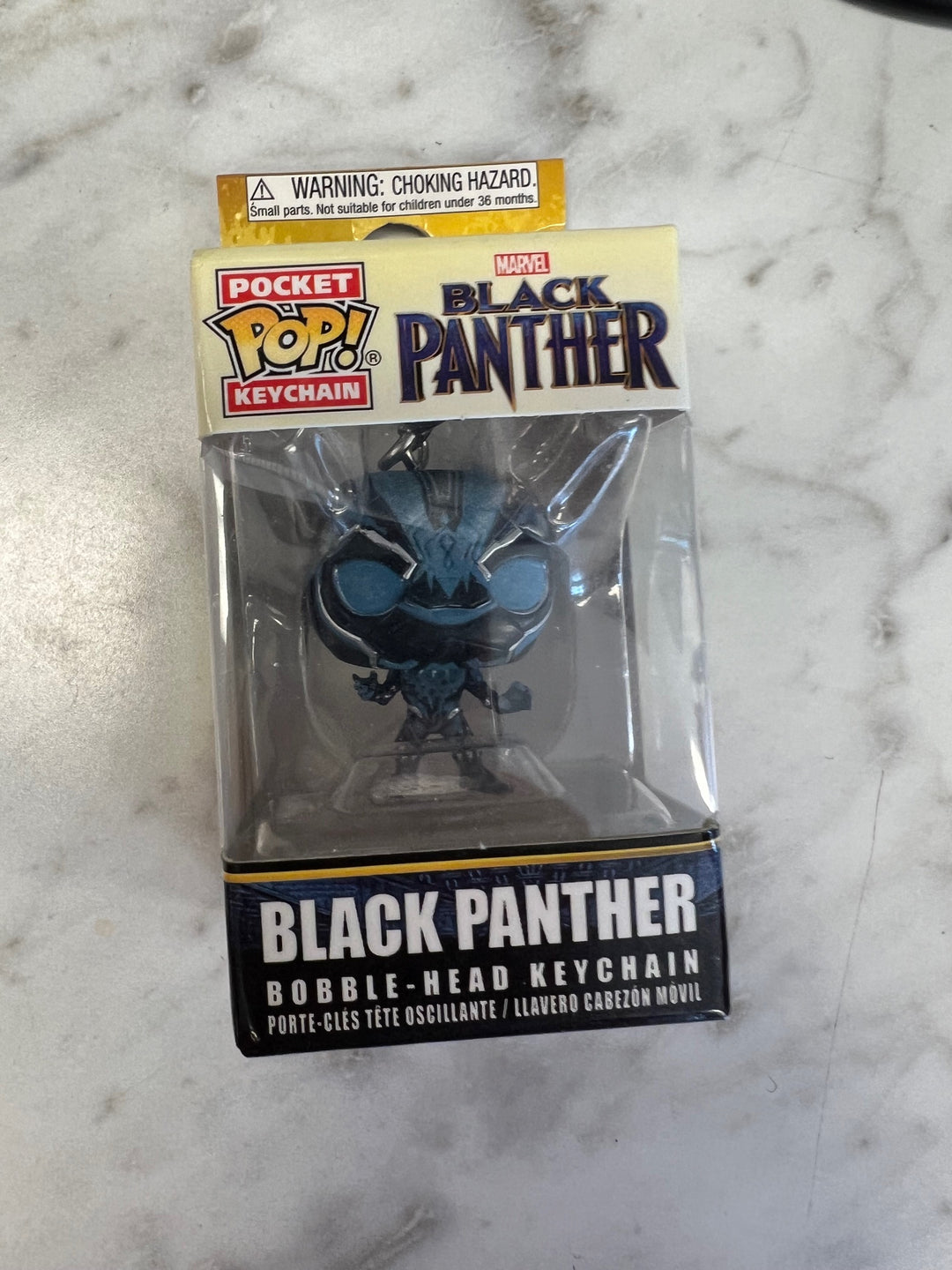 Funko Pocket Pop! Keychain - Marvel Black Panther (Blue/Black) K12825