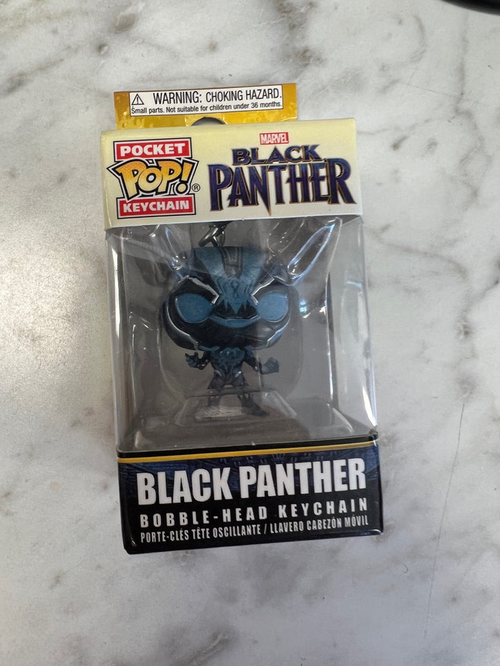 Funko Pocket Pop! Keychain - Marvel Black Panther (Blue/Black) K12825
