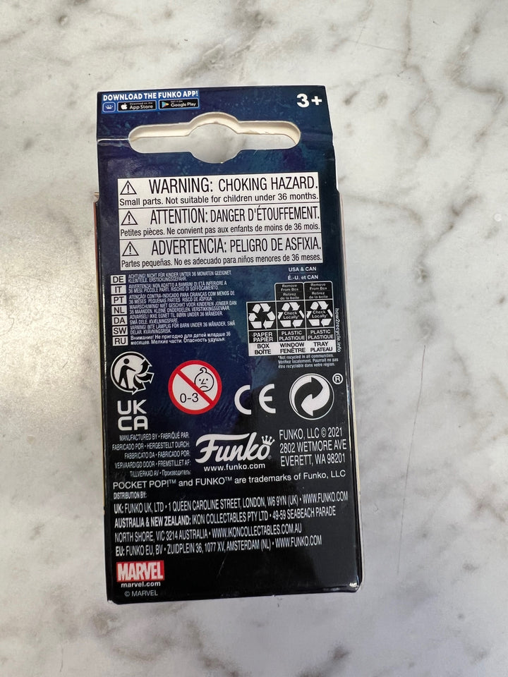 Funko Pocket Pop! Keychain - Marvel Black Panther (Blue/Black) K12825