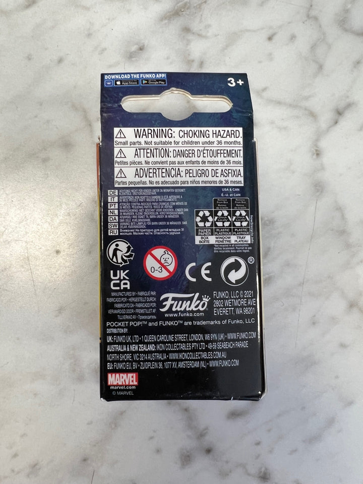 Funko Pocket Pop! Keychain - Marvel Black Panther (Black/Silver) K12825