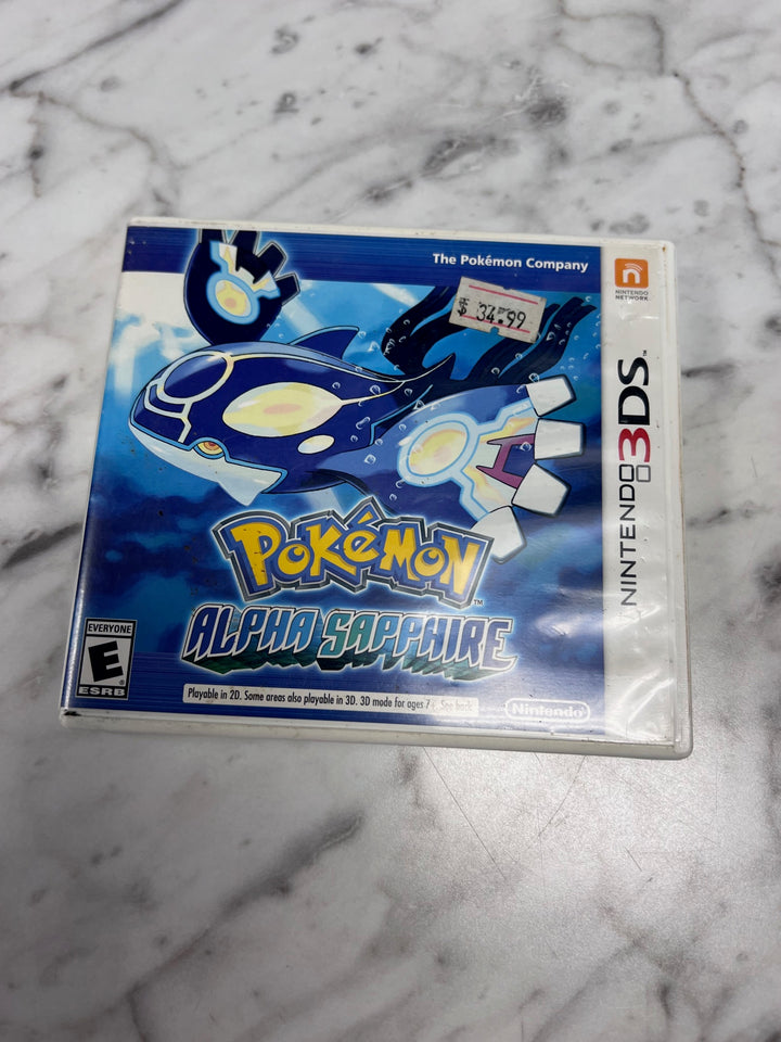 Pokemon Alpha Sapphire Nintendo 3DS CASE ONLY CO103025