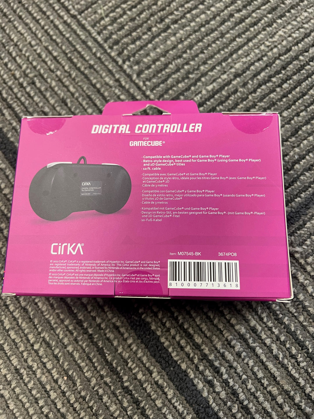 Cirka - Digital Controller for Nintendo GameCube NA72925