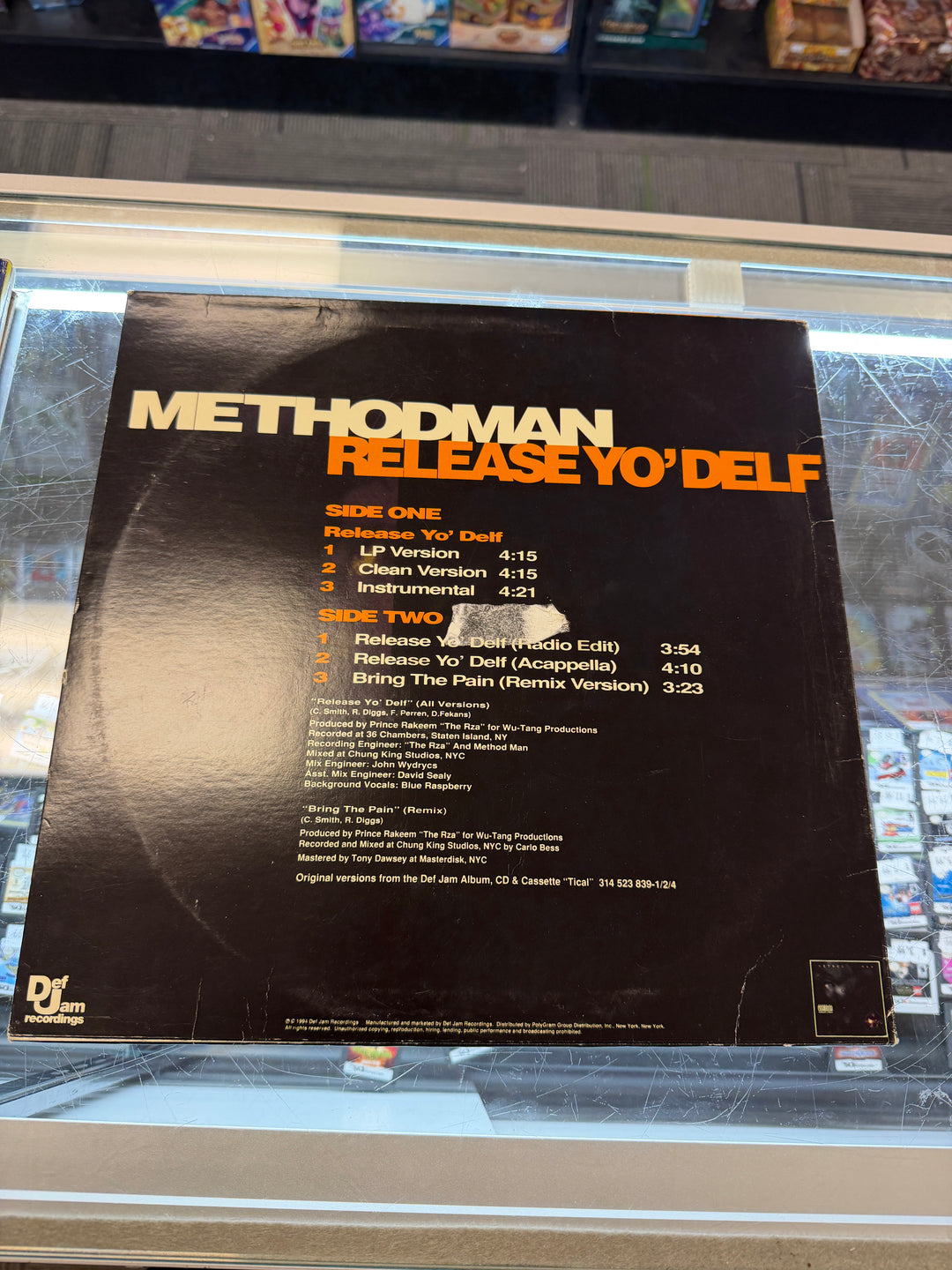 Methodman - Release Yo Delf (VG) Vinyl Record VR011926
