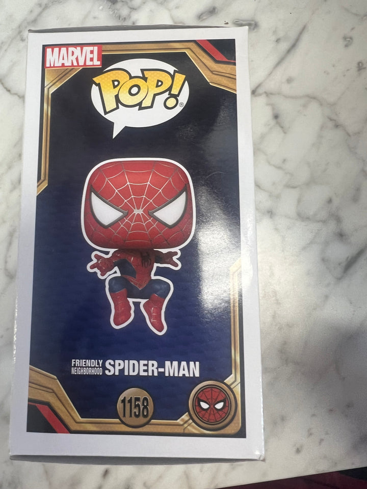 Funko POP Friendly Neighborhood Spiderman SM2 #1158 No Way Home Vinyl Figure FP72924